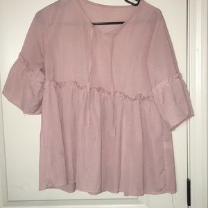 pink blouse